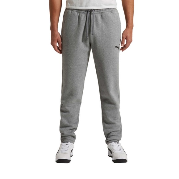 Puma Pants Puma Men Heavyweight Fleece Lined Sweatpants Gray Poshmark